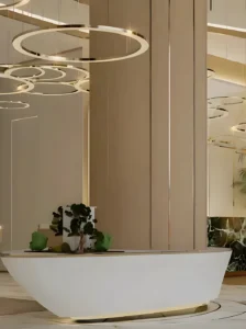 Premium commercial interior fit-out for AHS Properties in Dubai
